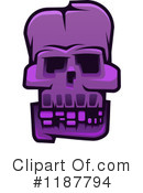 Skull Clipart #1187794 by Vector Tradition SM