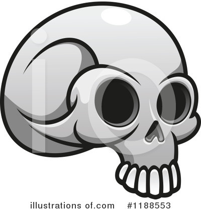 Royalty-Free (RF) Skull Clipart Illustration by Vector Tradition SM - Stock Sample #1188553