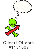 Skull Clipart #1191607 by lineartestpilot