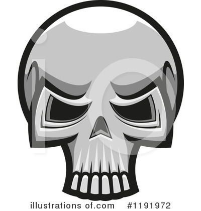 Royalty-Free (RF) Skull Clipart Illustration by Vector Tradition SM - Stock Sample #1191972