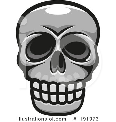 Royalty-Free (RF) Skull Clipart Illustration by Vector Tradition SM - Stock Sample #1191973