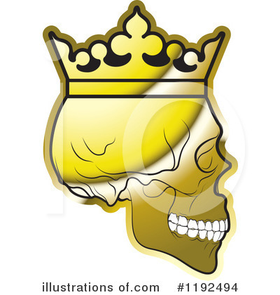 Royalty-Free (RF) Skull Clipart Illustration by Lal Perera - Stock Sample #1192494
