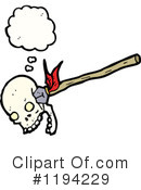 Skull Clipart #1194229 by lineartestpilot