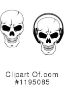Skull Clipart #1195085 by Vector Tradition SM
