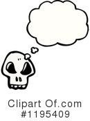 Skull Clipart #1195409 by lineartestpilot