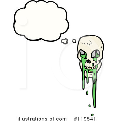 Royalty-Free (RF) Skull Clipart Illustration by lineartestpilot - Stock Sample #1195411