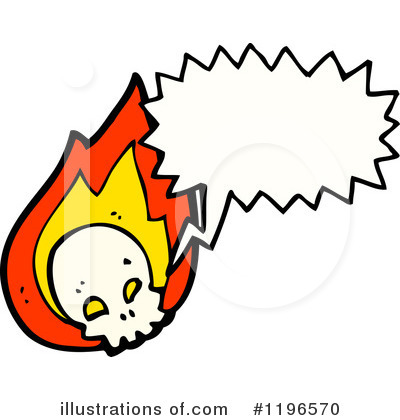 Royalty-Free (RF) Skull Clipart Illustration by lineartestpilot - Stock Sample #1196570