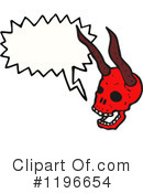 Skull Clipart #1196654 by lineartestpilot