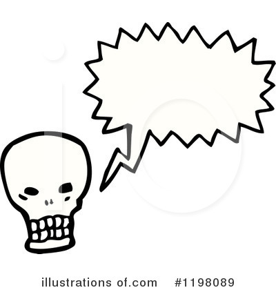 Royalty-Free (RF) Skull Clipart Illustration by lineartestpilot - Stock Sample #1198089