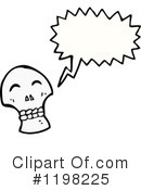 Skull Clipart #1198225 by lineartestpilot