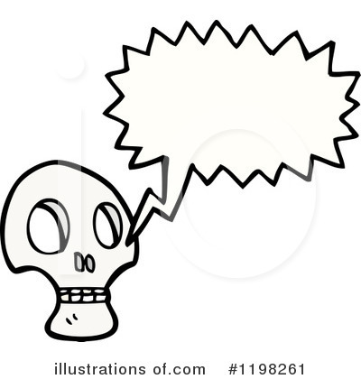Royalty-Free (RF) Skull Clipart Illustration by lineartestpilot - Stock Sample #1198261