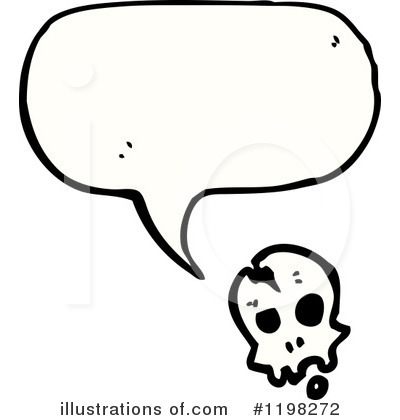 Royalty-Free (RF) Skull Clipart Illustration by lineartestpilot - Stock Sample #1198272