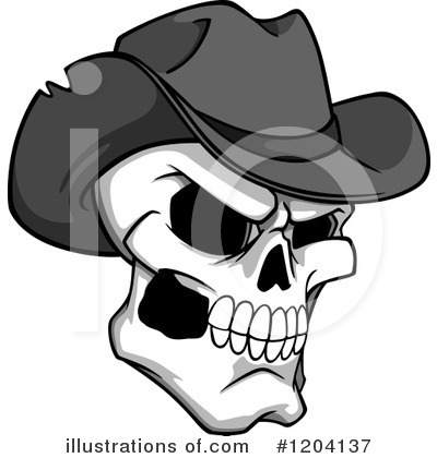 Royalty-Free (RF) Skull Clipart Illustration by Vector Tradition SM - Stock Sample #1204137