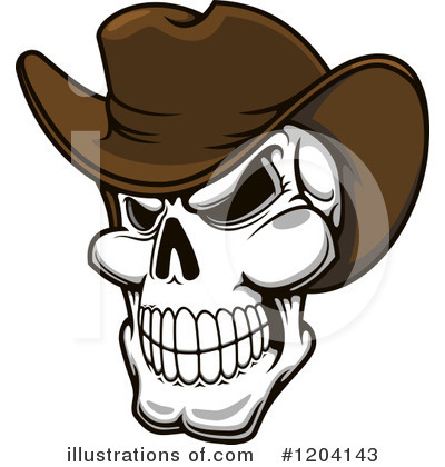 Royalty-Free (RF) Skull Clipart Illustration by Vector Tradition SM - Stock Sample #1204143