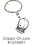 Skull Clipart #1204851 by lineartestpilot