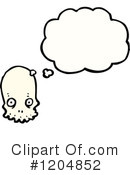 Skull Clipart #1204852 by lineartestpilot