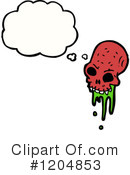 Skull Clipart #1204853 by lineartestpilot