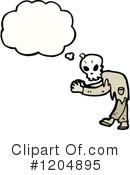 Skull Clipart #1204895 by lineartestpilot