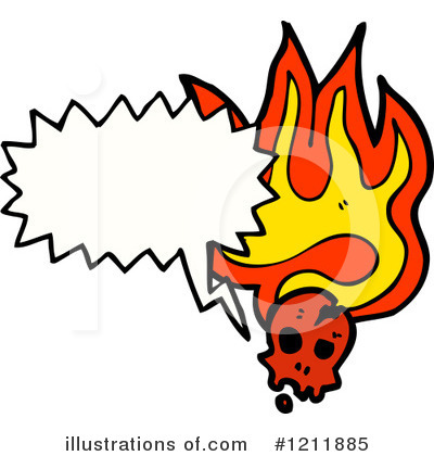 Royalty-Free (RF) Skull Clipart Illustration by lineartestpilot - Stock Sample #1211885