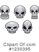 Skull Clipart #1230395 by Vector Tradition SM