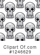 Skull Clipart #1246629 by Vector Tradition SM