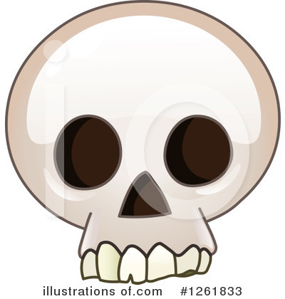 Royalty-Free (RF) Skull Clipart Illustration by yayayoyo - Stock Sample #1261833