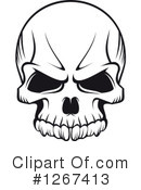 Skull Clipart #1267413 by Vector Tradition SM