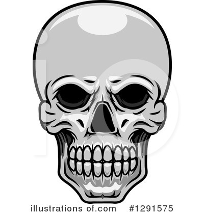 Royalty-Free (RF) Skull Clipart Illustration by Vector Tradition SM - Stock Sample #1291575