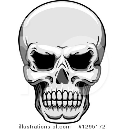 Royalty-Free (RF) Skull Clipart Illustration by Vector Tradition SM - Stock Sample #1295172