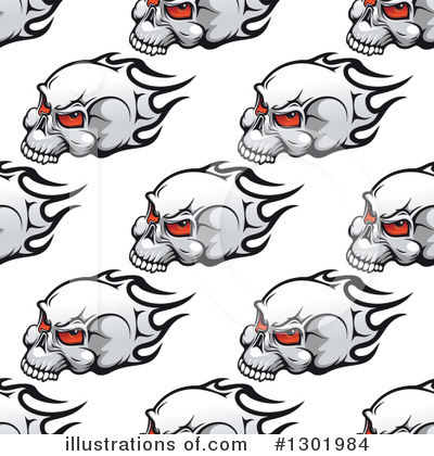 Royalty-Free (RF) Skull Clipart Illustration by Vector Tradition SM - Stock Sample #1301984