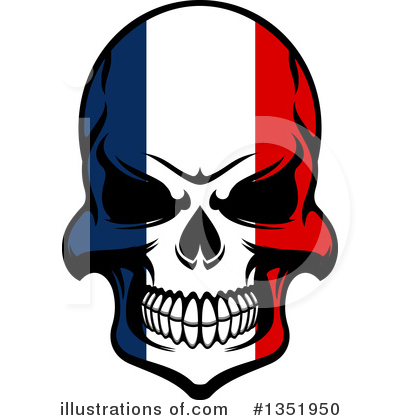 Royalty-Free (RF) Skull Clipart Illustration by Vector Tradition SM - Stock Sample #1351950