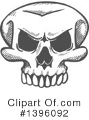 Skull Clipart #1396092 by Vector Tradition SM