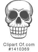 Skull Clipart #1410369 by Vector Tradition SM
