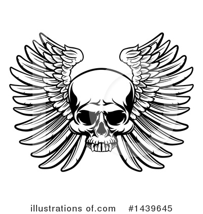 Royalty-Free (RF) Skull Clipart Illustration by AtStockIllustration - Stock Sample #1439645