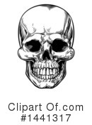 Skull Clipart #1441317 by AtStockIllustration