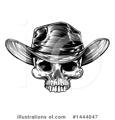 Royalty-Free (RF) Skull Clipart Illustration by AtStockIllustration - Stock Sample #1444047
