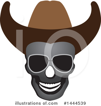 Royalty-Free (RF) Skull Clipart Illustration by ColorMagic - Stock Sample #1444539