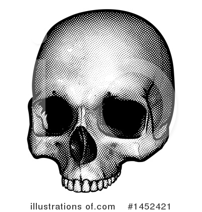 Royalty-Free (RF) Skull Clipart Illustration by AtStockIllustration - Stock Sample #1452421