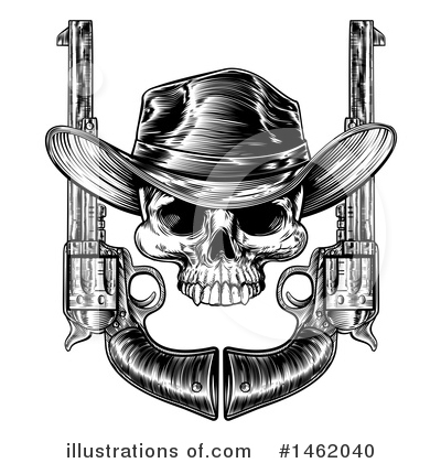 Royalty-Free (RF) Skull Clipart Illustration by AtStockIllustration - Stock Sample #1462040