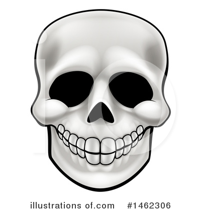 Royalty-Free (RF) Skull Clipart Illustration by AtStockIllustration - Stock Sample #1462306