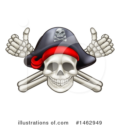Royalty-Free (RF) Skull Clipart Illustration by AtStockIllustration - Stock Sample #1462949