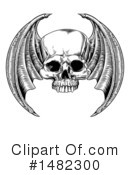 Skull Clipart #1482300 by AtStockIllustration