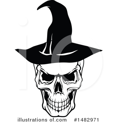 Royalty-Free (RF) Skull Clipart Illustration by Vector Tradition SM - Stock Sample #1482971