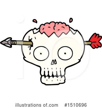 Royalty-Free (RF) Skull Clipart Illustration by lineartestpilot - Stock Sample #1510696
