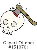 Skull Clipart #1510701 by lineartestpilot