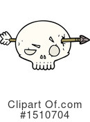 Skull Clipart #1510704 by lineartestpilot