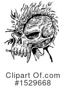 Skull Clipart #1529668 by Domenico Condello
