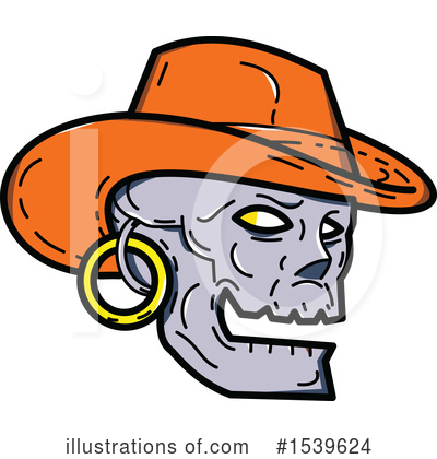Royalty-Free (RF) Skull Clipart Illustration by patrimonio - Stock Sample #1539624