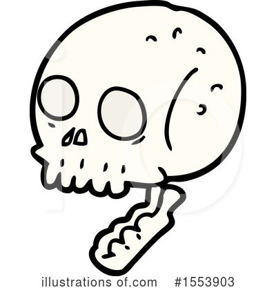 Royalty-Free (RF) Skull Clipart Illustration by lineartestpilot - Stock Sample #1553903