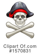 Skull Clipart #1570831 by AtStockIllustration